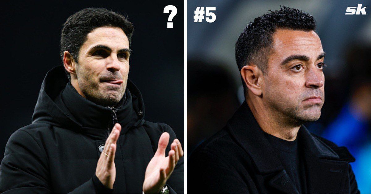 In picture: Mikel Arteta (left) | Xavier Hernandez (right)