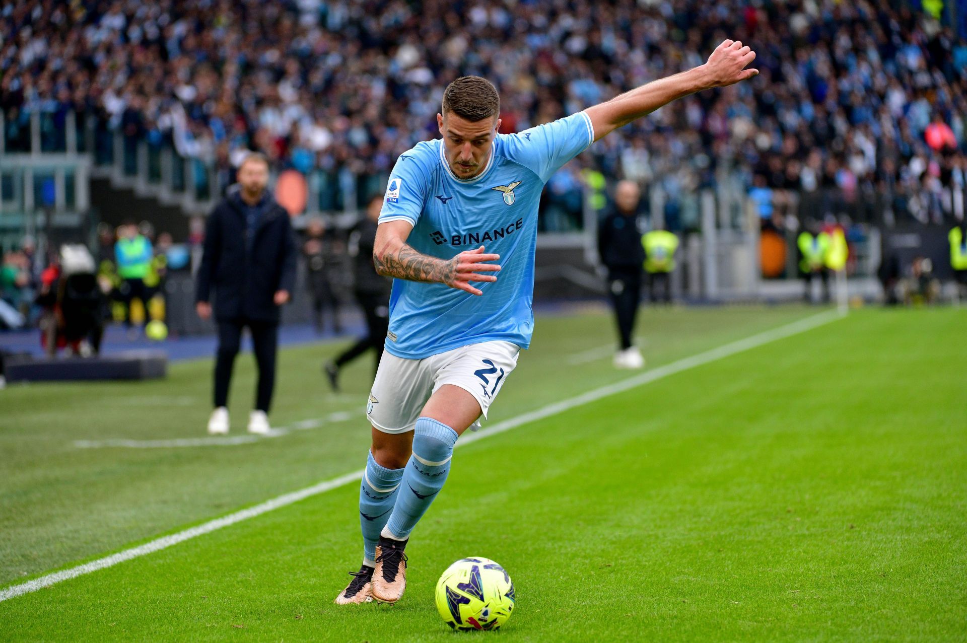 Sergej Milinkovic-Savic is wanted at the Emirates.