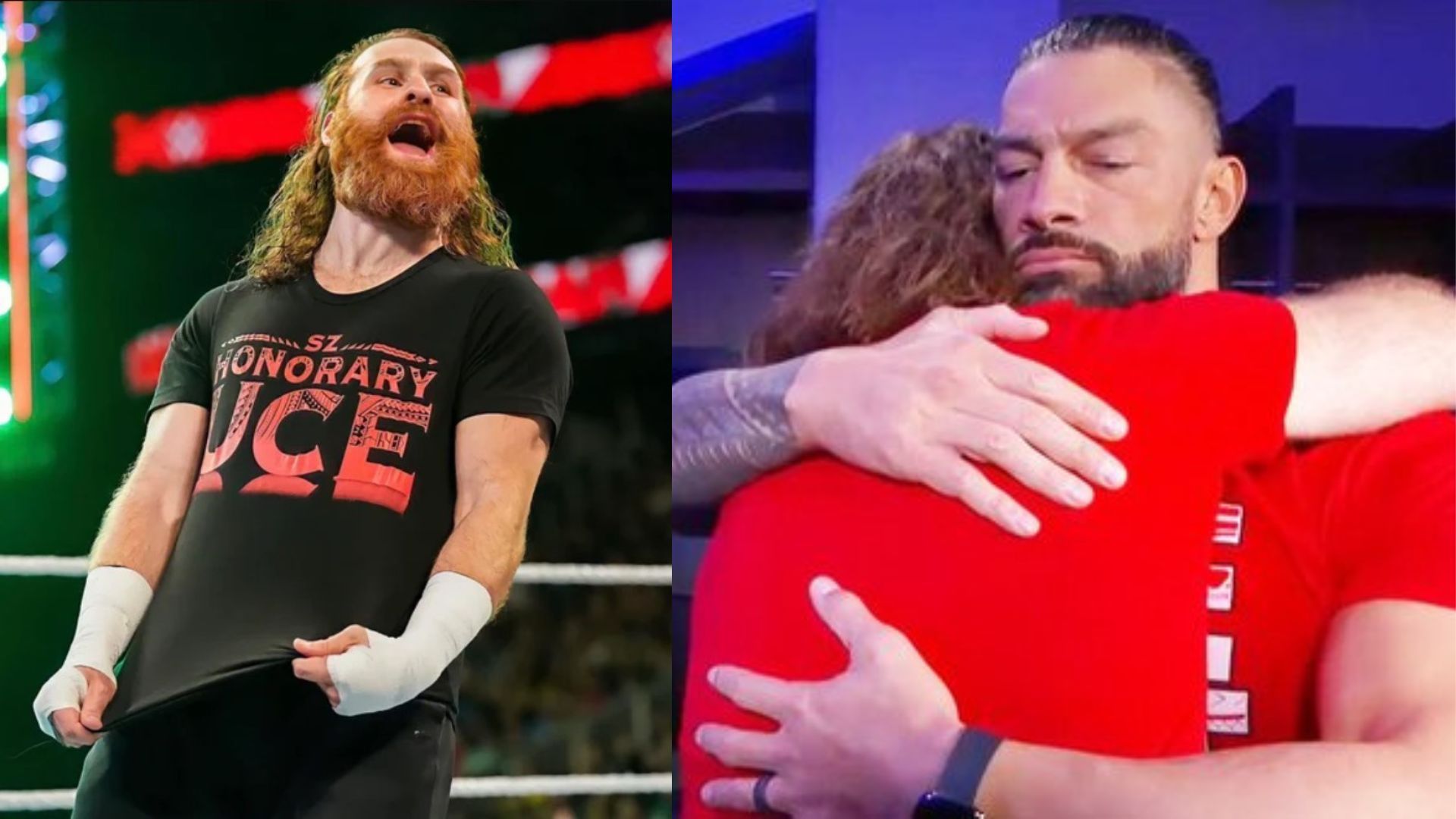 Sami Zayn and Roman Reigns are at odds with each other