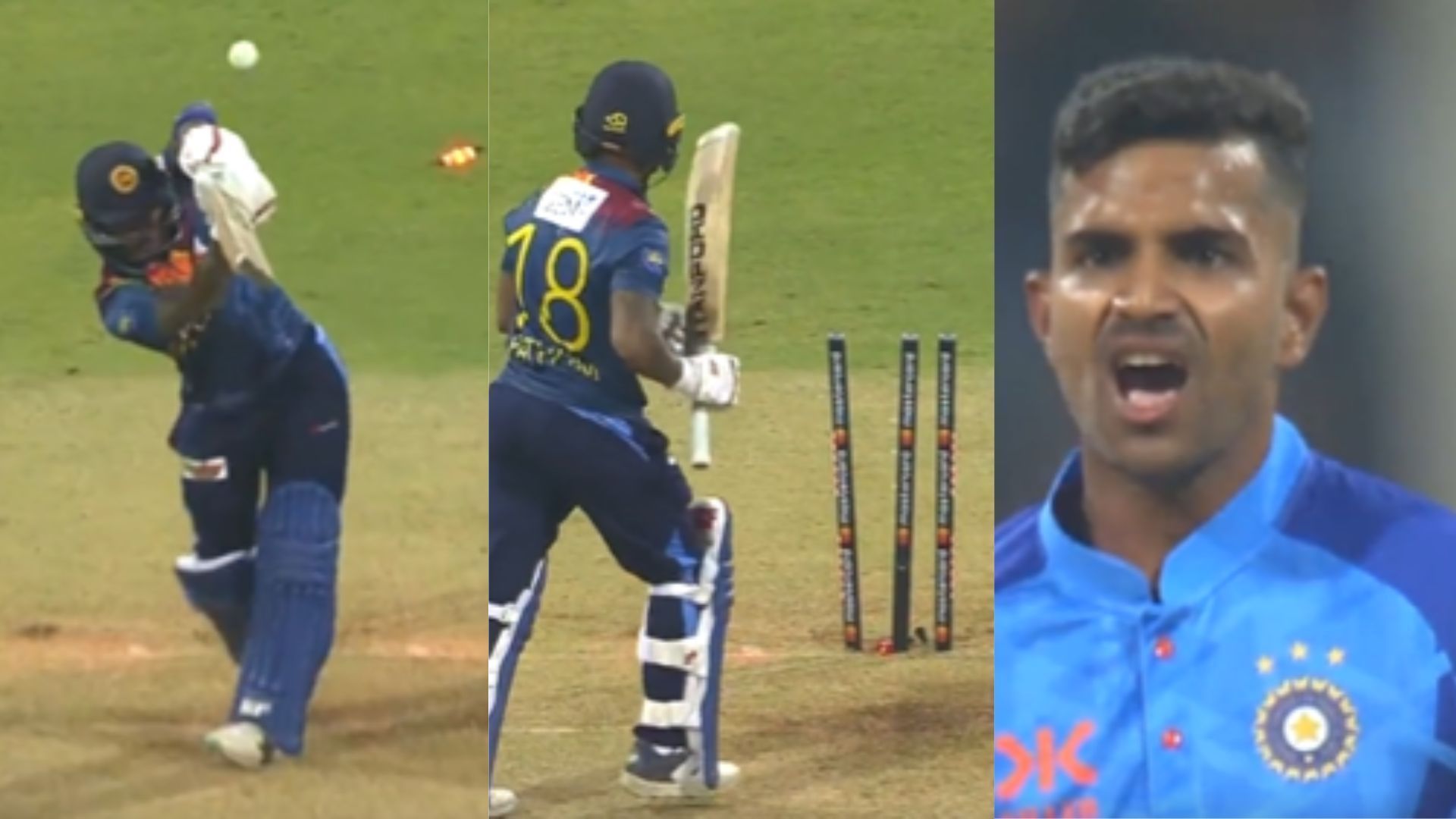 [WATCH] Shivam Mavi castles Pathum Nissanka to claim dream debut wicket in first T20I 