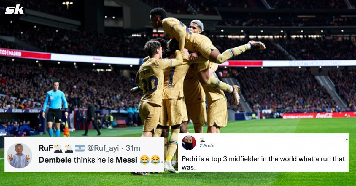 Twitter reacted to Barcelona