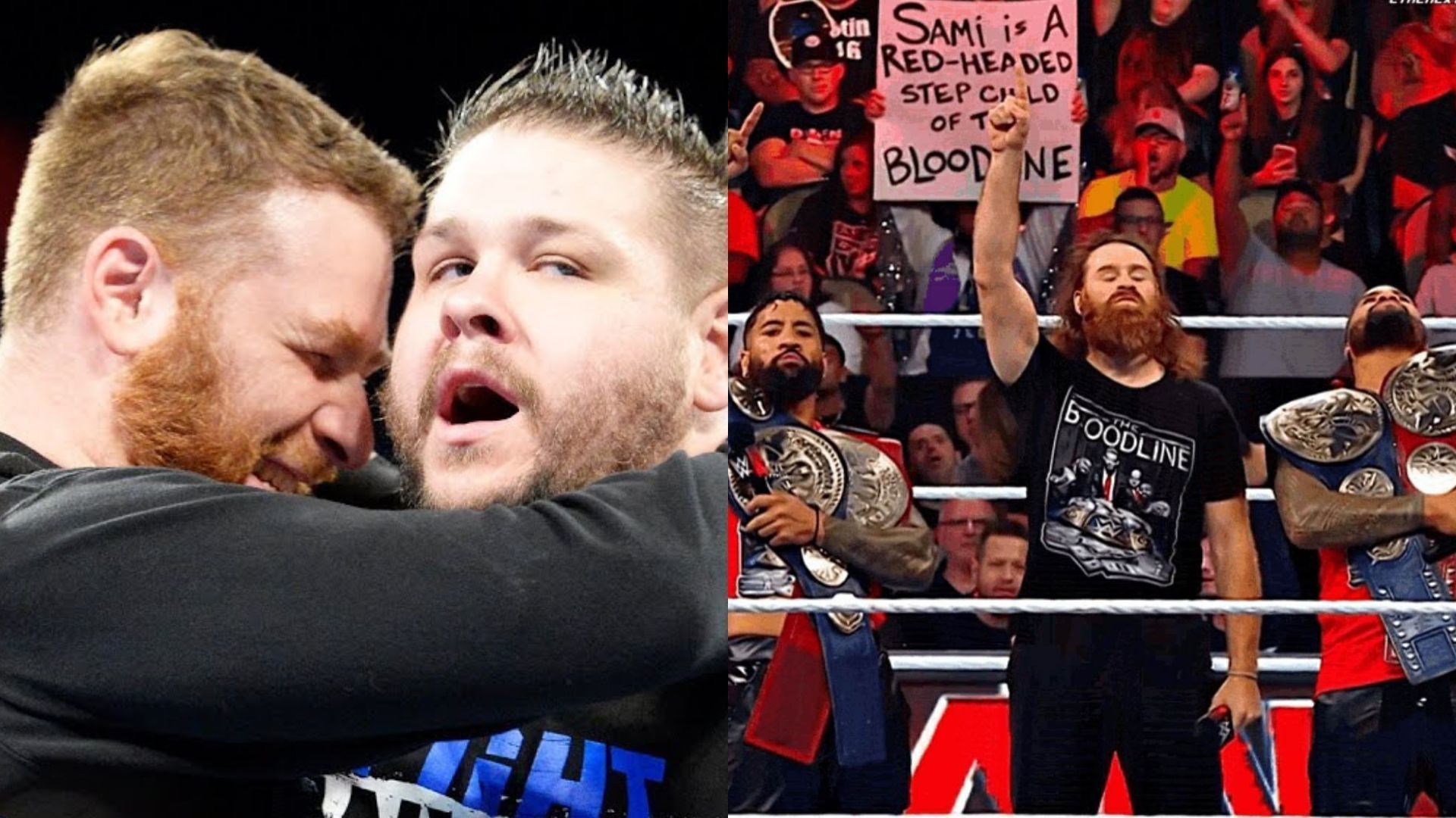 The Usos and Sami Zayn are currently part of The Bloodline