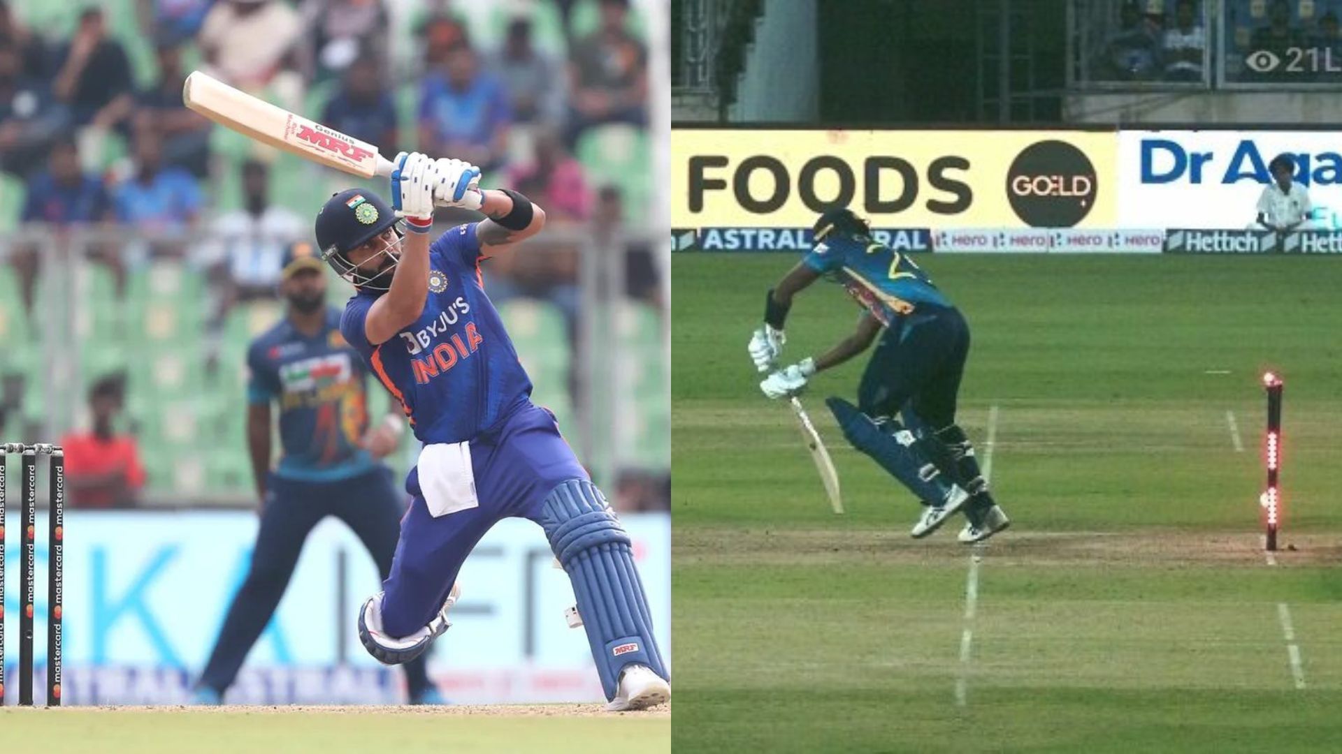 Some moments from IND vs SL 3rd ODI that became talking points among fans. (P.C.:BCCI)