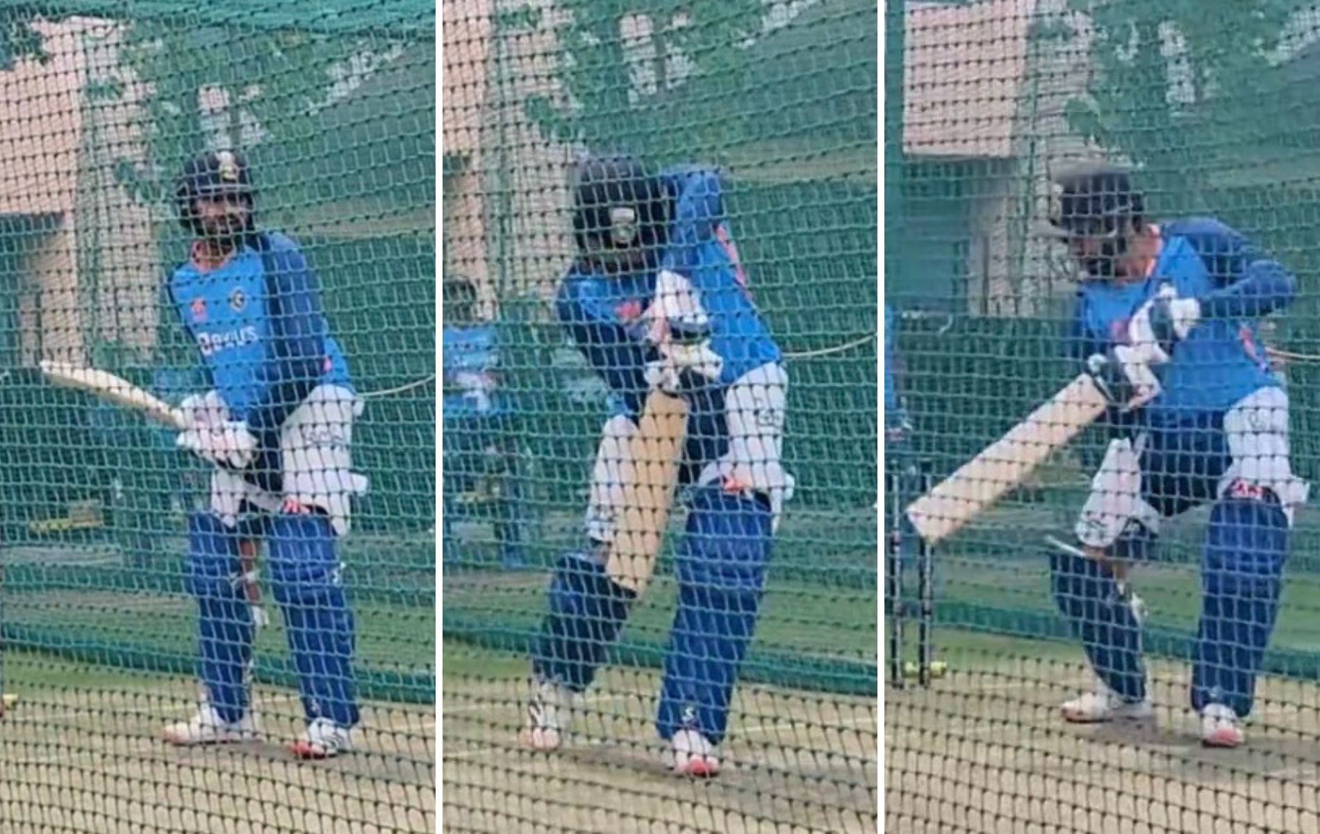 Rohit Sharma in the nets. (Pics: BCCI)