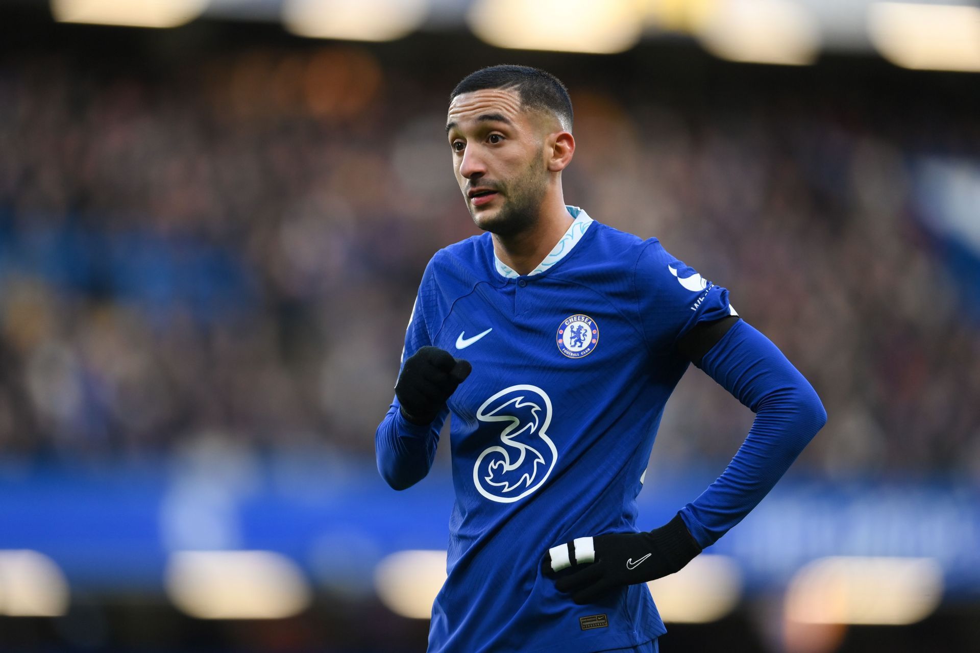 Hakim Ziyech against Crystal Palace in the Premier League.