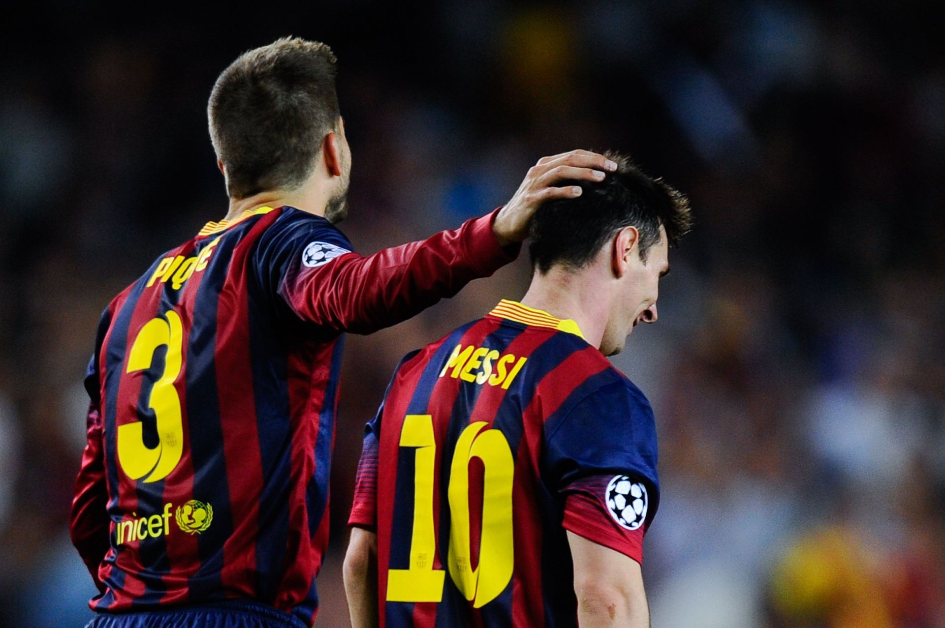 Lionel Messi and Gérard Pique were teammates since their academy days