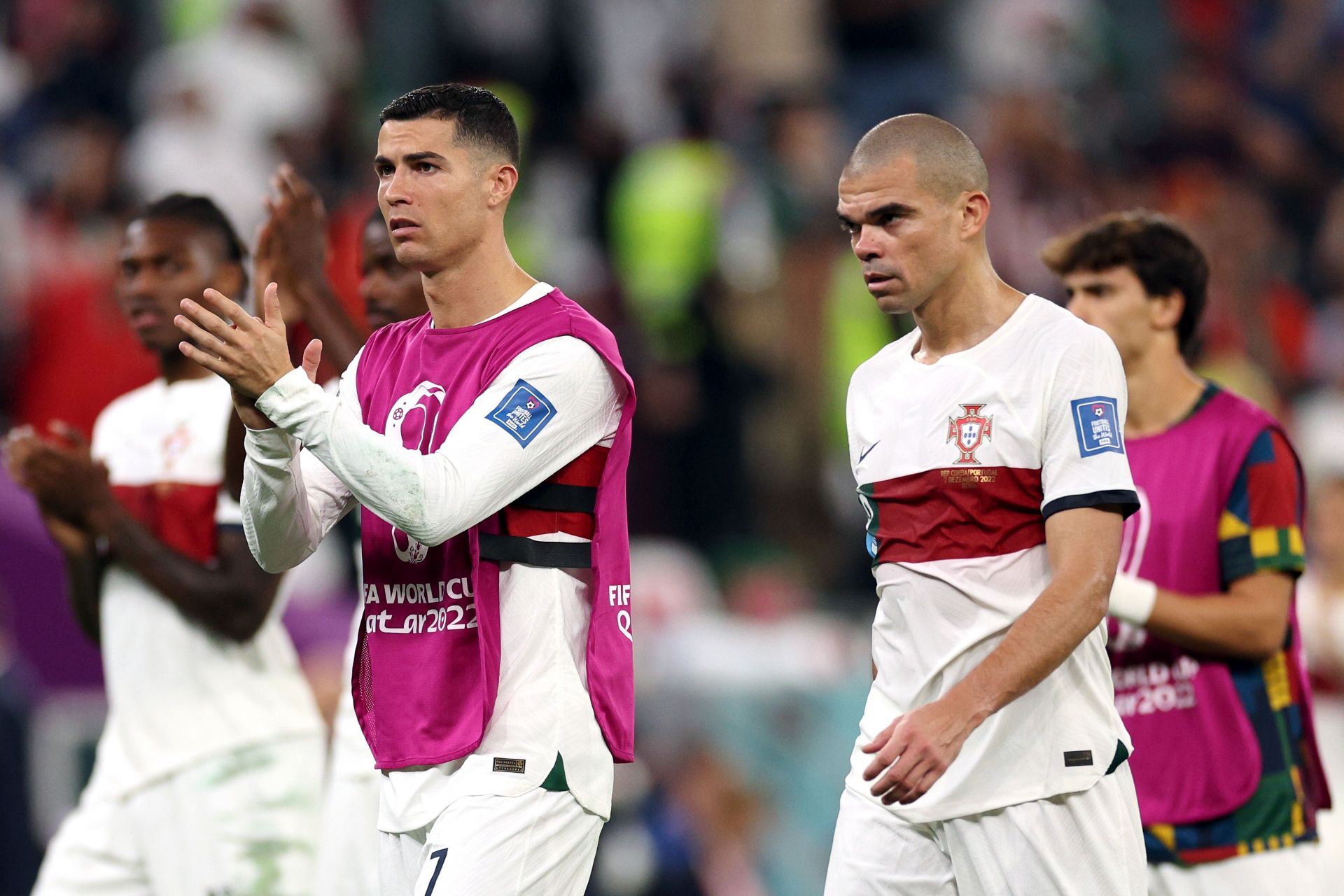 Ronaldo and Pepe (right) may be reunited at Al Nassr.