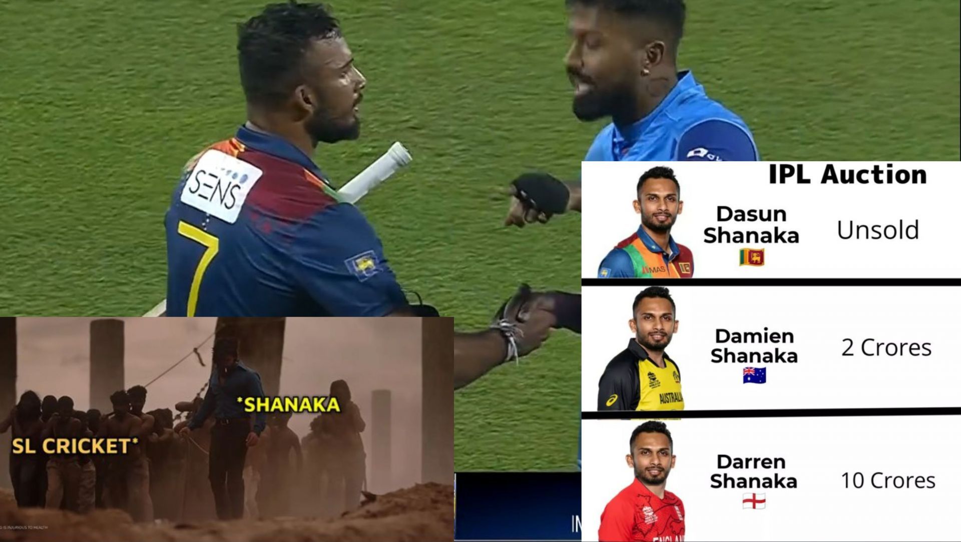 Fans hail Dasun Shanaka for his all-round effort on Thursday. 