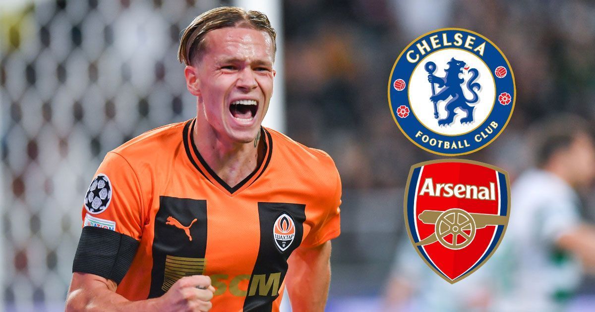 Chelsea and Arsenal are circling Shakhtar with their eyes fixated on Mykhaylo Mudryk.