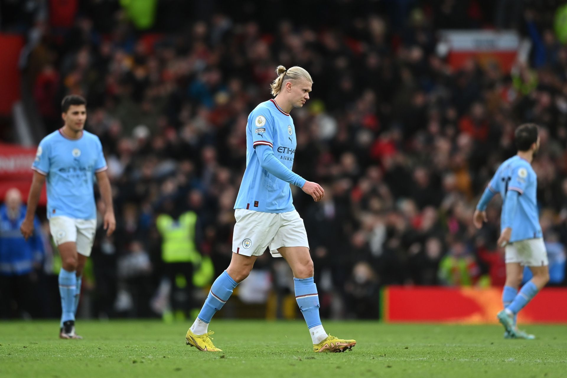 The City striker failed to impact the Manchester derby.