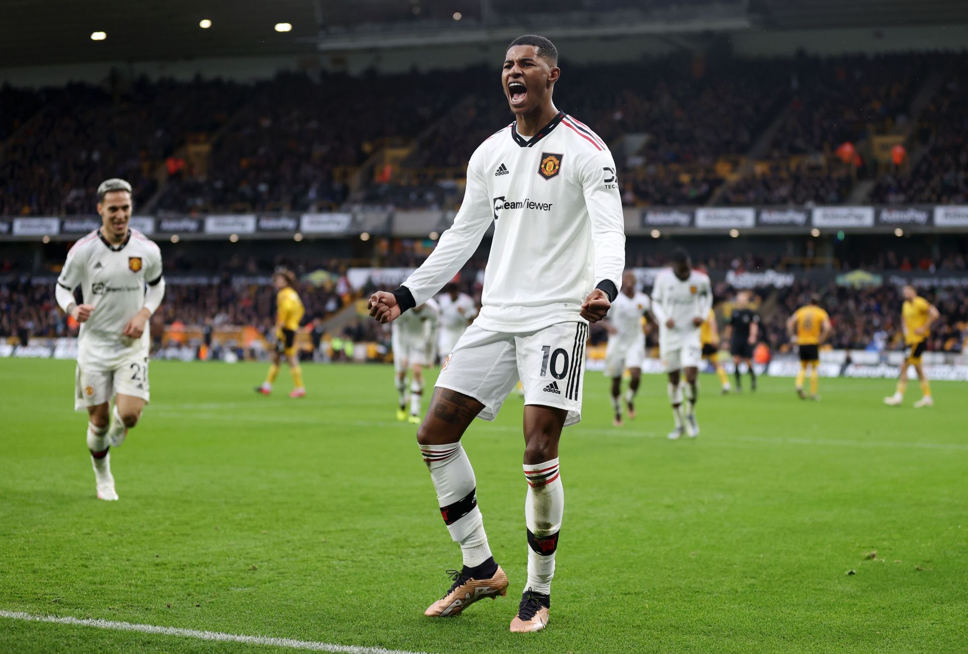 Marcus Rashford - Wolverhampton Wanderers v Manchester United - PL 2022-23 campaign