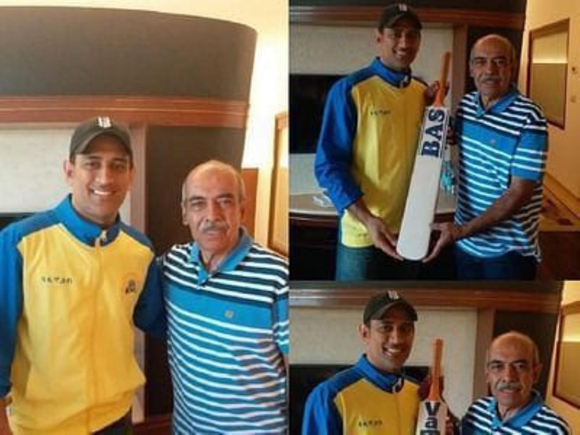 Dhoni's friend Paramjit Singh convinced the owner of BAS, Mr. Somi Kohli to sponsor the cricketing kit of the 17-year old MS Dhoni.