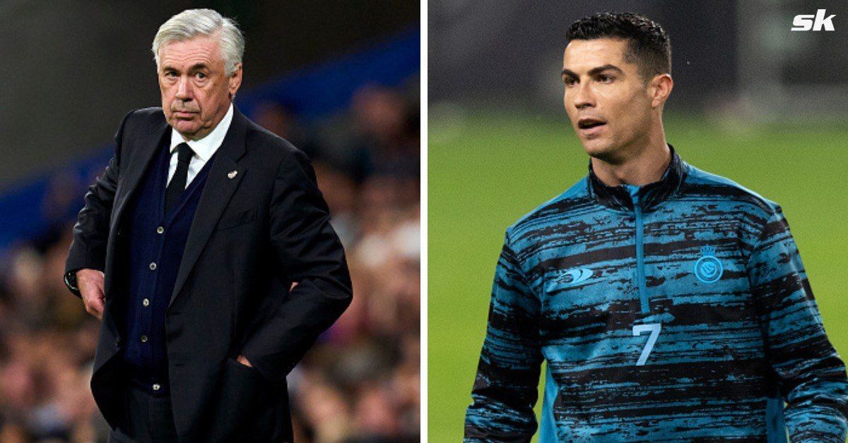 In picture: Carlo Ancelotti (left) | Cristiano Ronaldo (right)