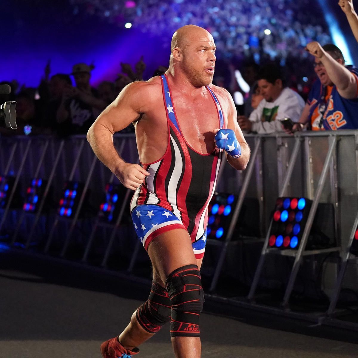 Kurt Angle has competed in five Rumble matches.