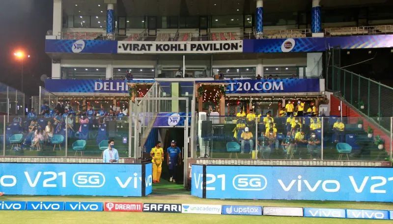 The Virat Kohli pavilion at the Arun Jaitley Stadium (Image: BCCI)