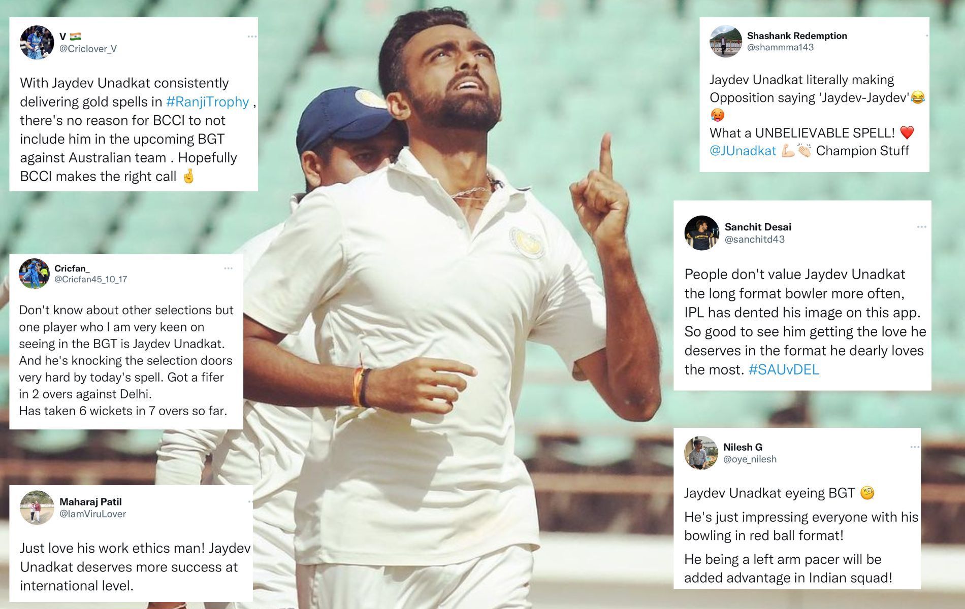 Jaydev Unadkat has been in tremendous form lately. (Pics: Twitter)