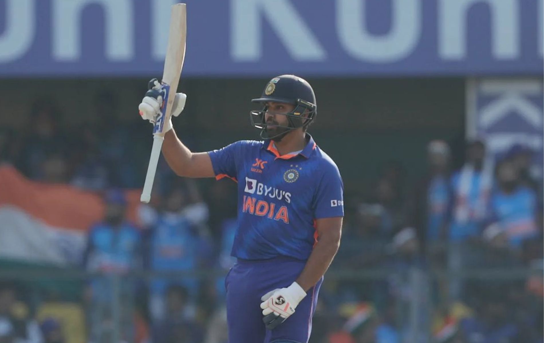 India captai Rohit Sharma scored 83 off 67 in 1st ODI vs Sri Lanka. (Pic: Twitter)