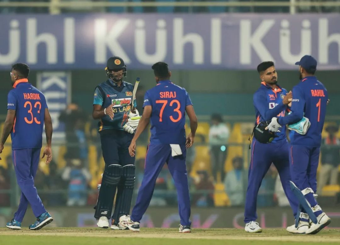 India defeated Sri Lanka in the first ODI in Guwahati [Pic Credit: BCCI]