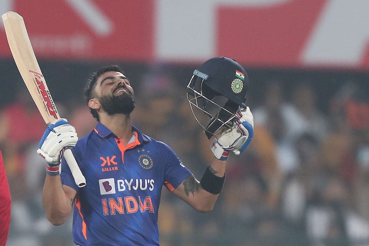 Virat Kohli rode his luck to notch up consecutive ODI tons