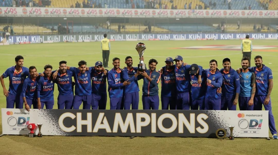 Team India records their second consecutive ODI whitewash this month [Pic Credit: BCCI]