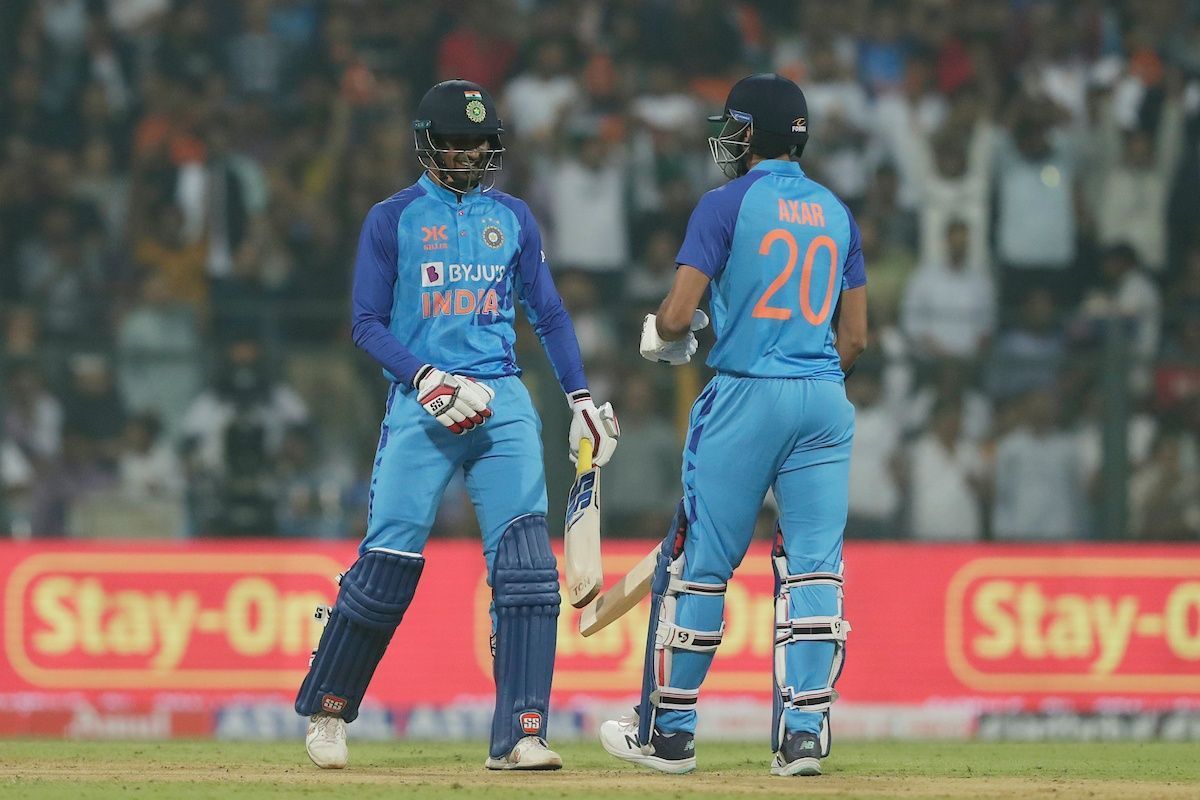 Deepak Hooda (left) and Axar Patel. Pic: BCCI