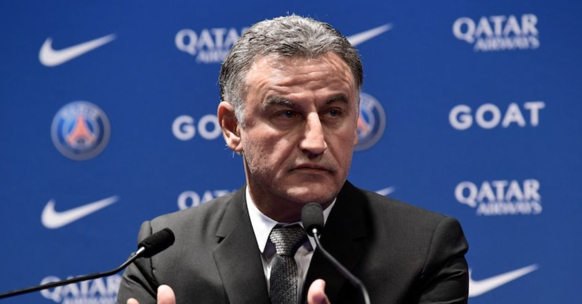 Paris Saint-Germain manager Christophe Galtier