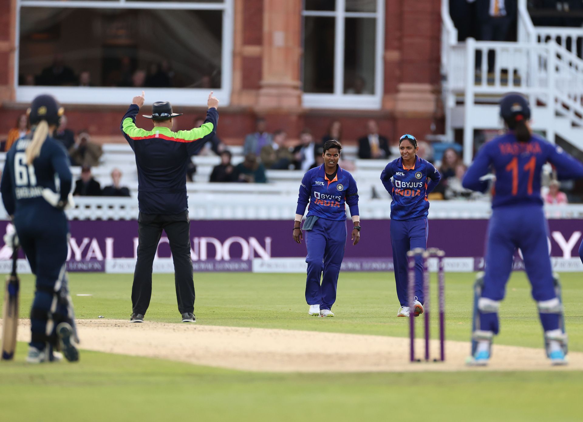 Deepti Sharma ran out Charlie Dean at Lord&rsquo;s last year. Pic: Getty Images