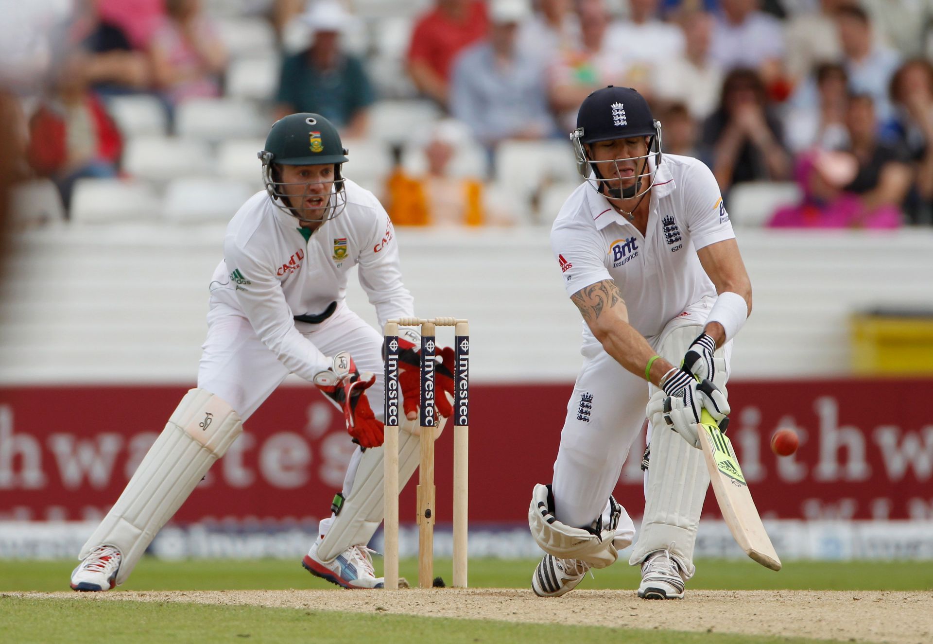 Kevin Pietersen during the 2002 Leeds Test against South Africa. Pic: Getty Images