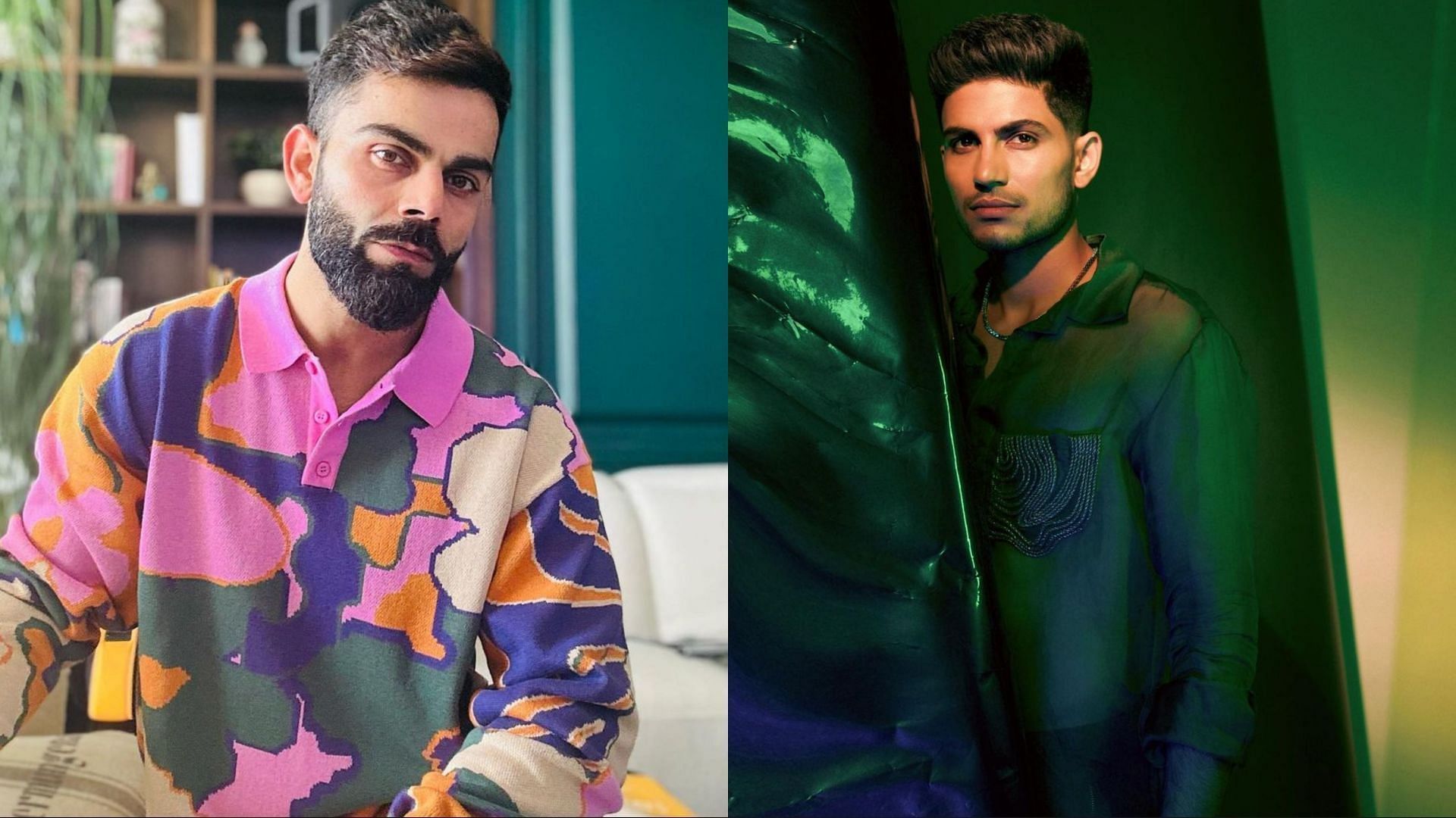 Virat Kohli and Shubman Gill are two of the most popular Indian cricketers (Image: Instagram)