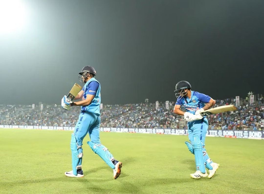 Both Shubman Gill and Ishan Kishan didn't have an ideal T20I series against Sri Lanka [Pic Credit: BCCI]