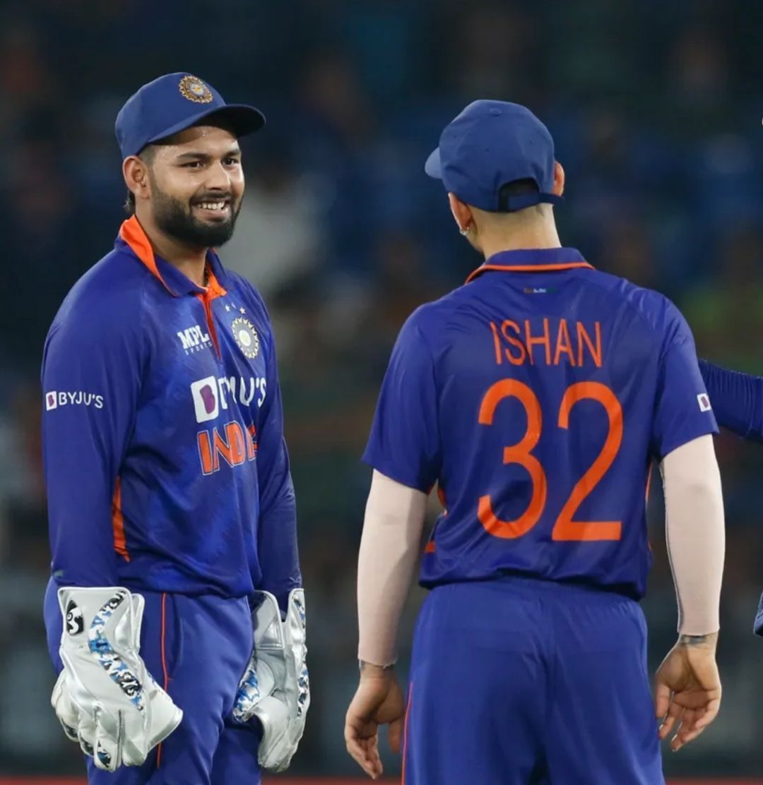 Rishabh Pant and Ishan Kishan during a T20I against South Africa [Pic Credit: BCCI]