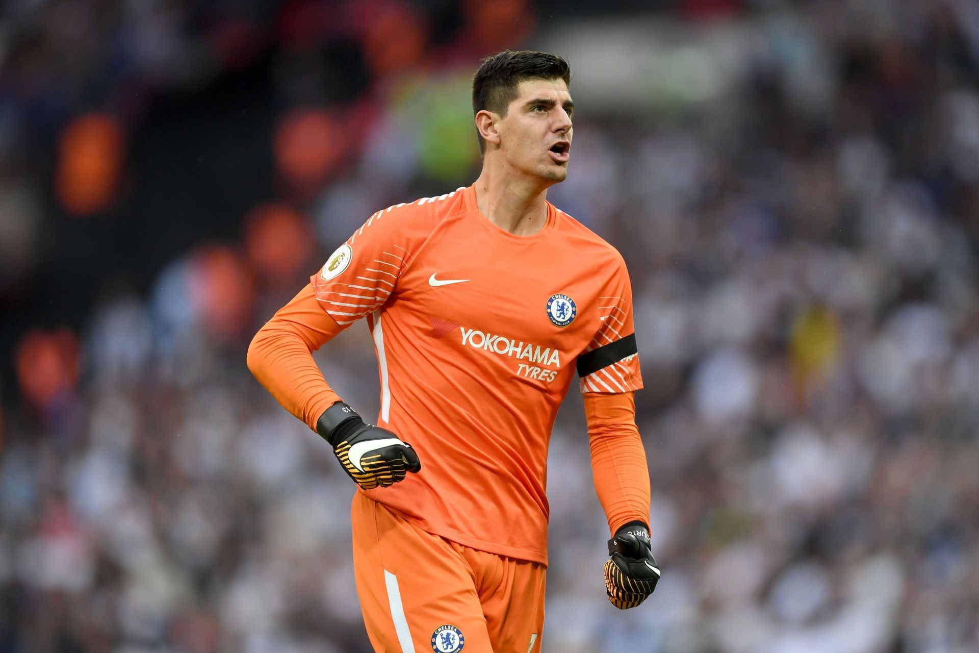 Courtois played for both Chelsea and Atletico Madrid