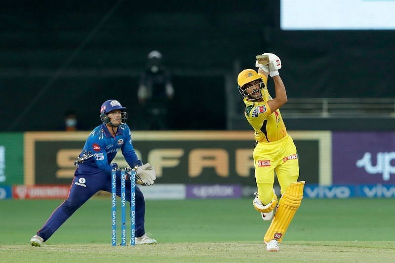 Ruturaj Gaikwad in action for CSK. Pic: BCCI