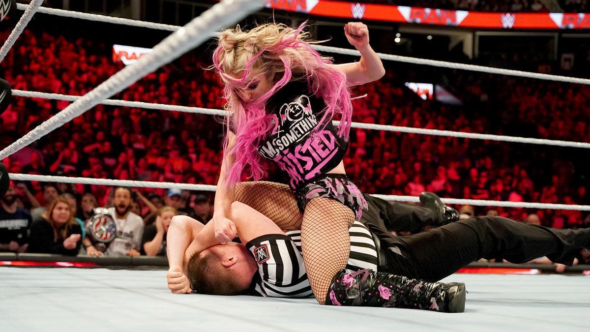 Alexa Bliss lost it last week on RAW!