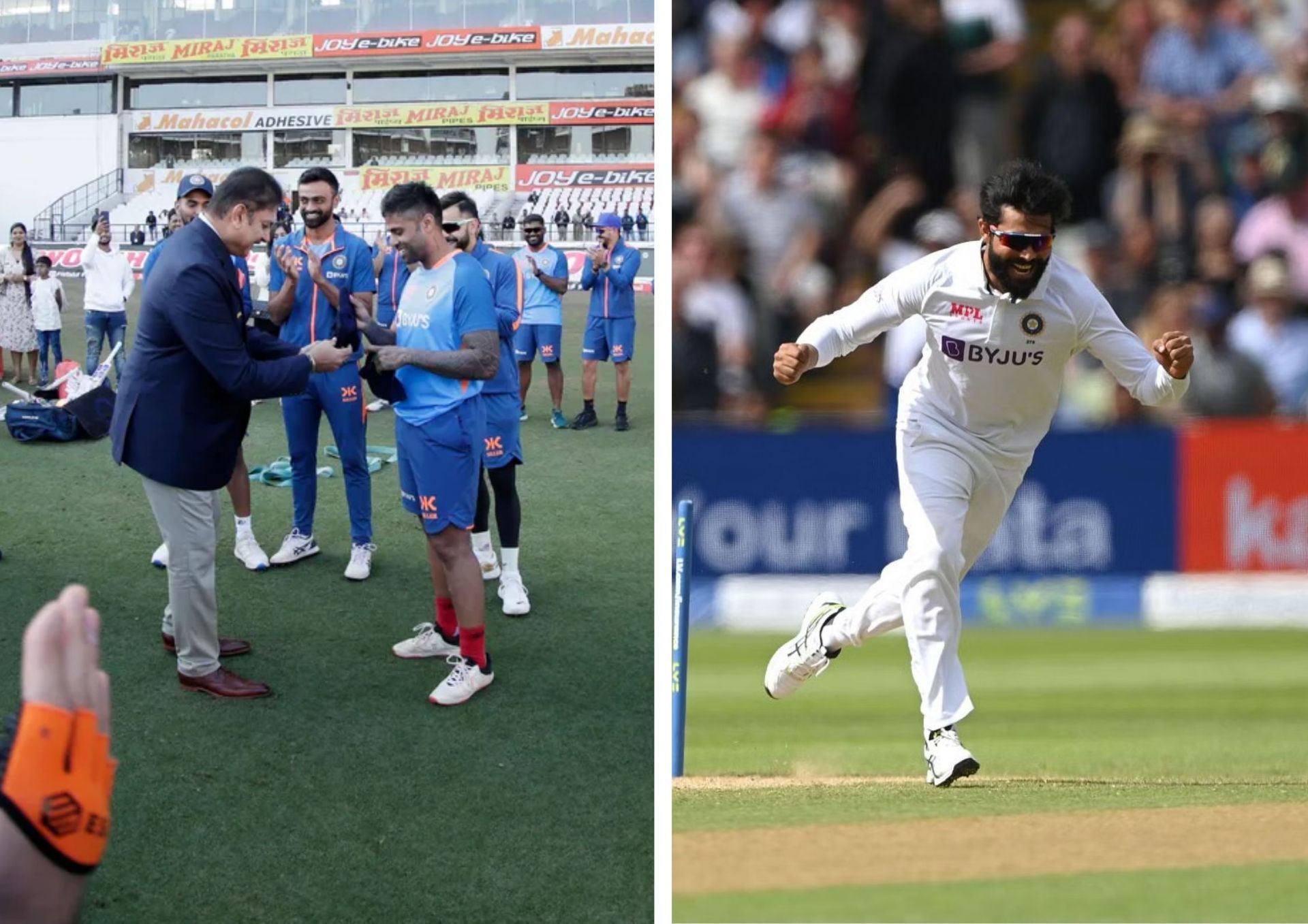 Suryakumar Yadav is not the first Indian to make his bow in Test cricket in Nagpur (Picture Credits: BCCI; Getty Images).