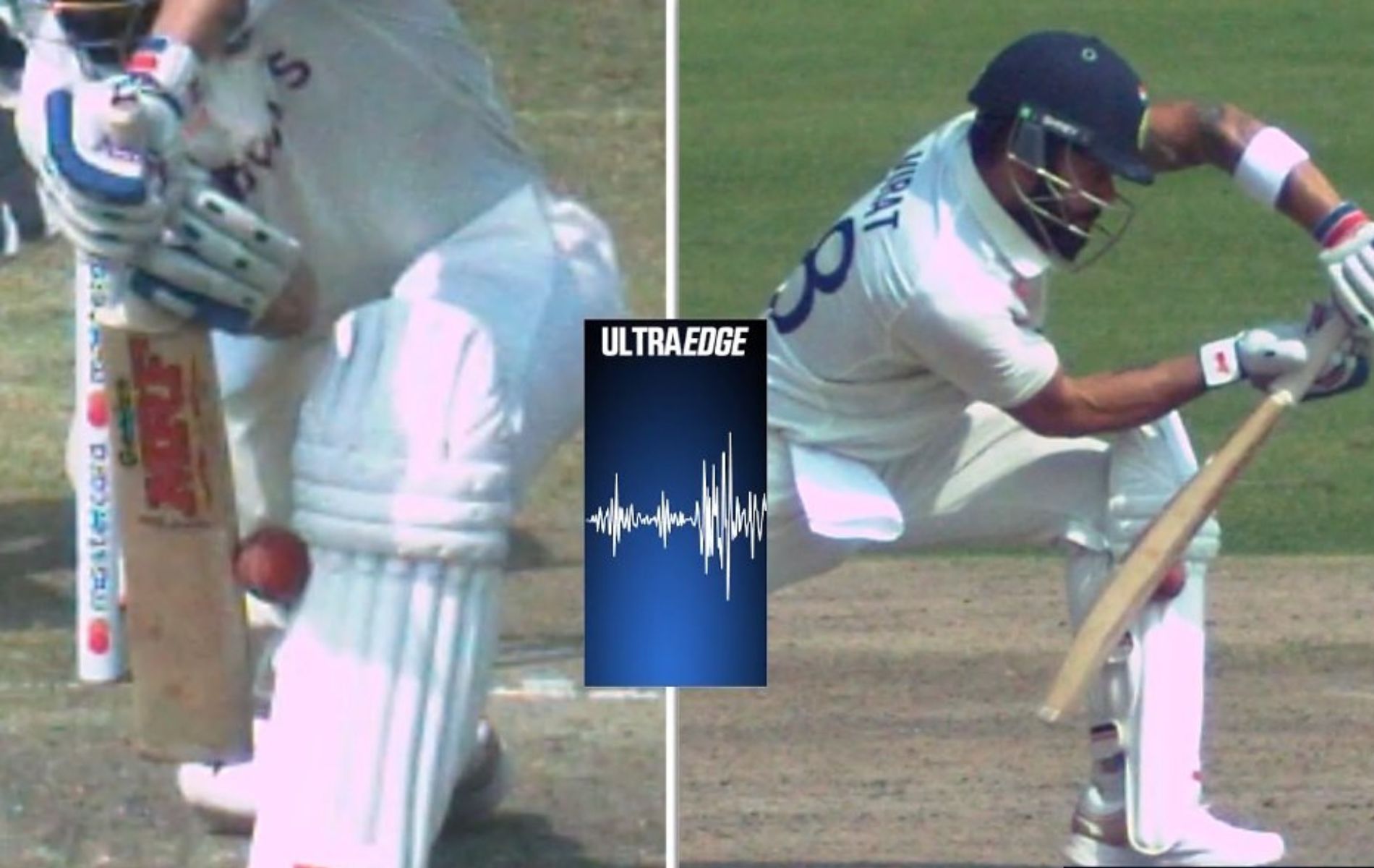 Virat Kohli was dismissed after scoring 44 runs. (Pics: Disney+Hotstar)