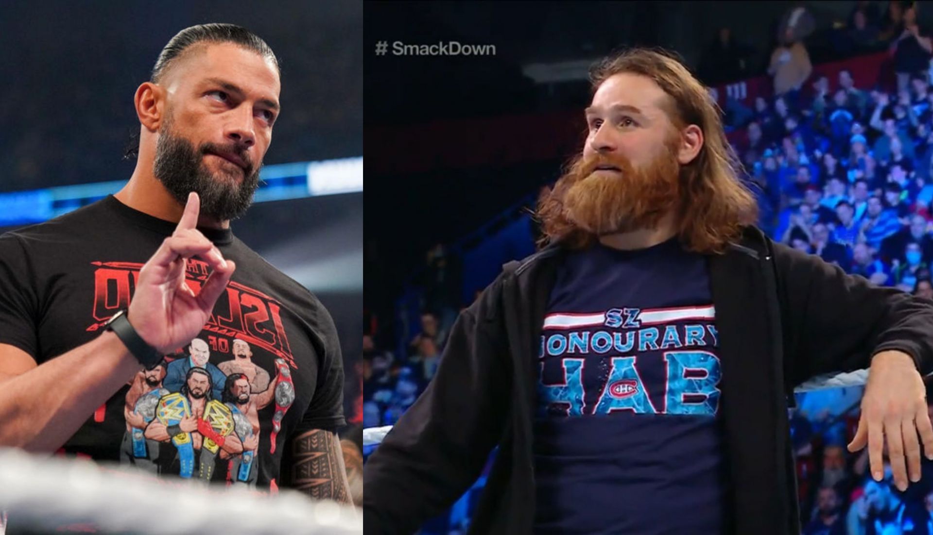 WWE SmackDown में सैमी ज़ेन ने फैंस का दिल जीता 