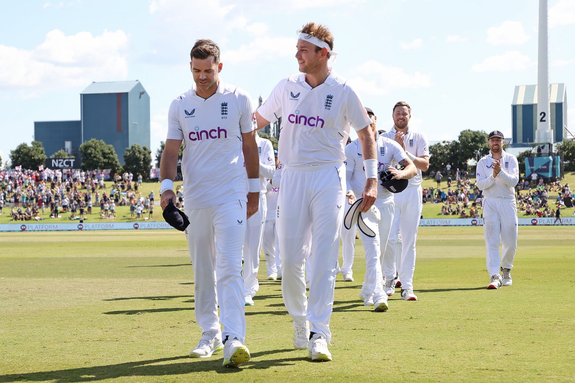 James Anderson and Stuart Broad. (Image credits: Getty)