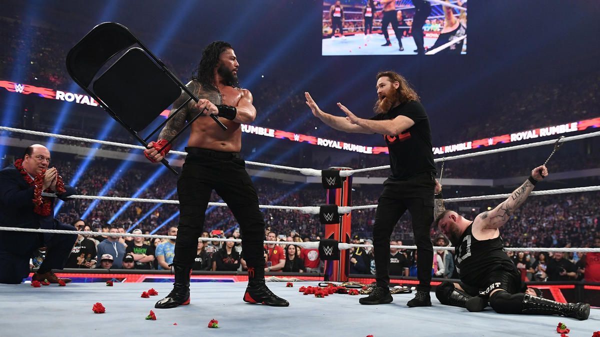 Zayn couldn't stand by and watch his best friend get brutalized by Reigns