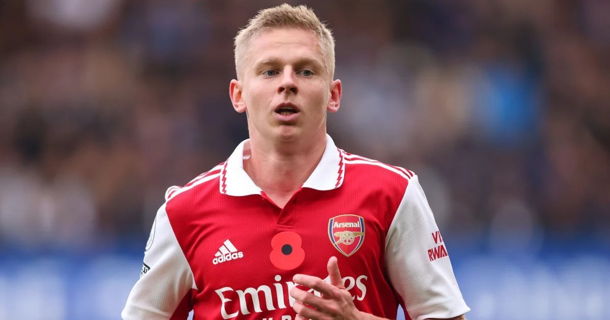 Arsenal defender Oleksandr Zinchenko on Jorginho