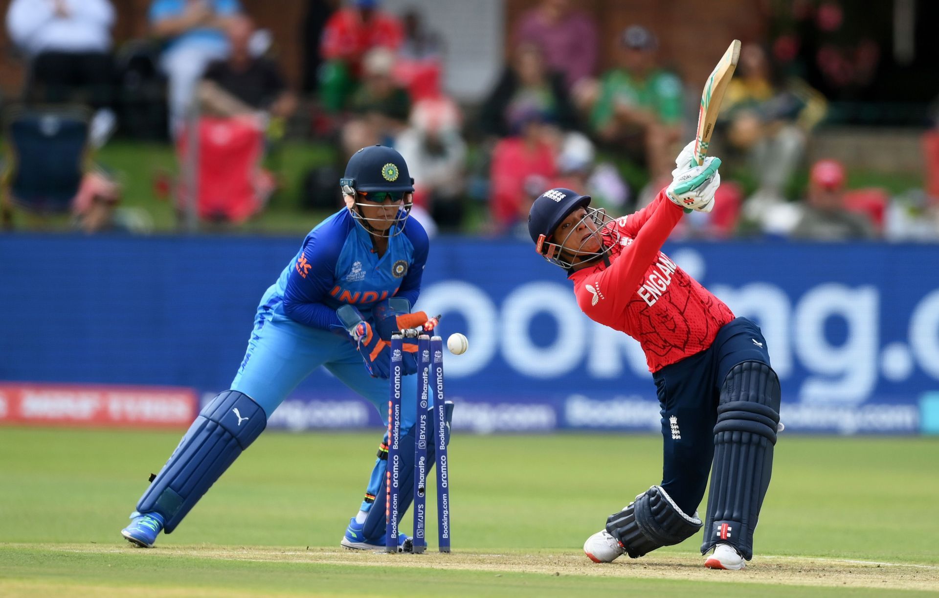 Sophia Dunkley was one of the batters to be bowled by Renuka Singh.