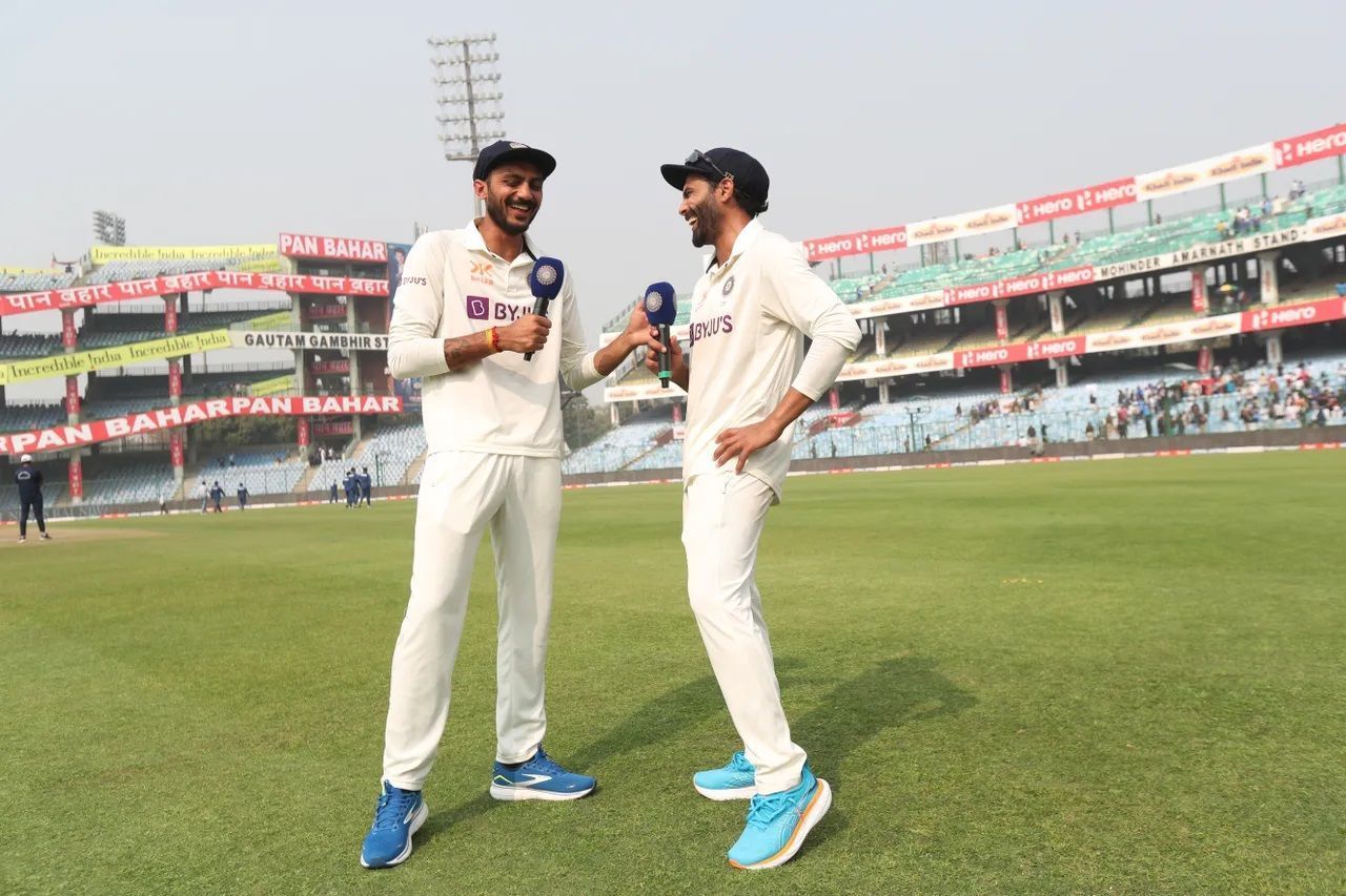 Axar Patel and Ravindra Jadeja starred in India