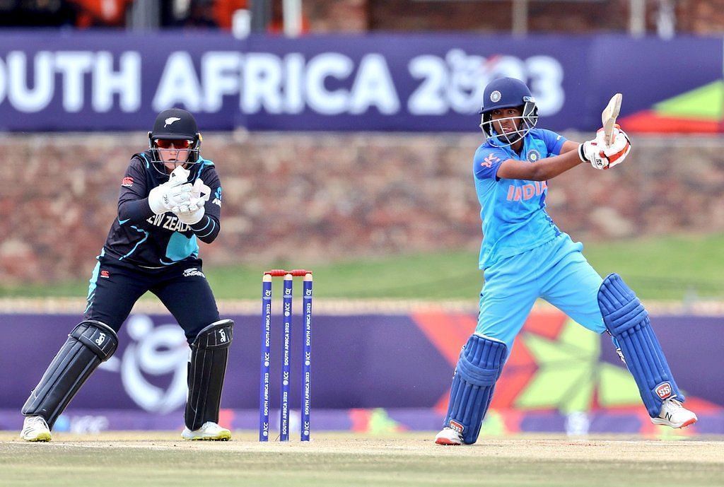 Shweta Sehrawat was the leading run-getter in the U-19 Women&rsquo;s World Cup. Pic: Twitter