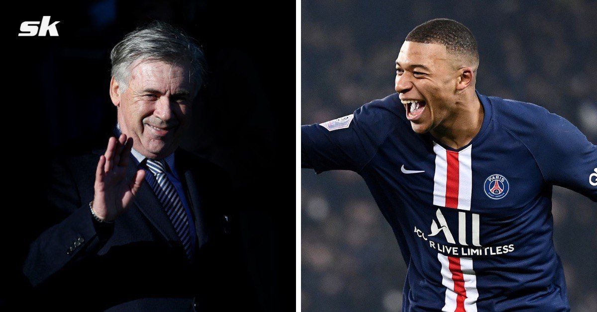 In picture: Carlo Ancelotti (Left) | Kylian Mbappe (Right)