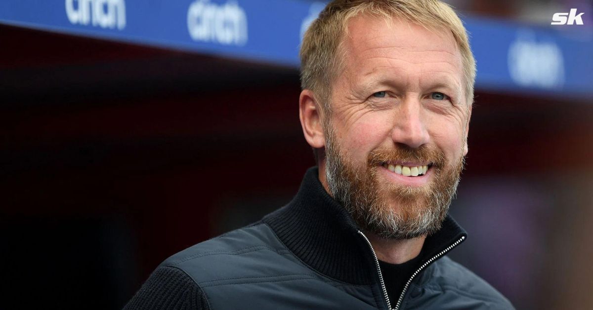 Chelsea boss Graham Potter shared a light moment