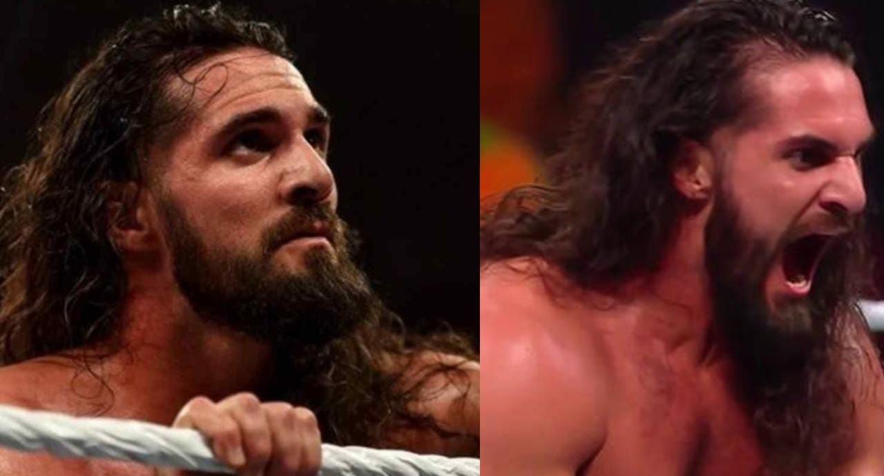 Seth Rollins was eliminated by Austin Theory at Elimination Chamber