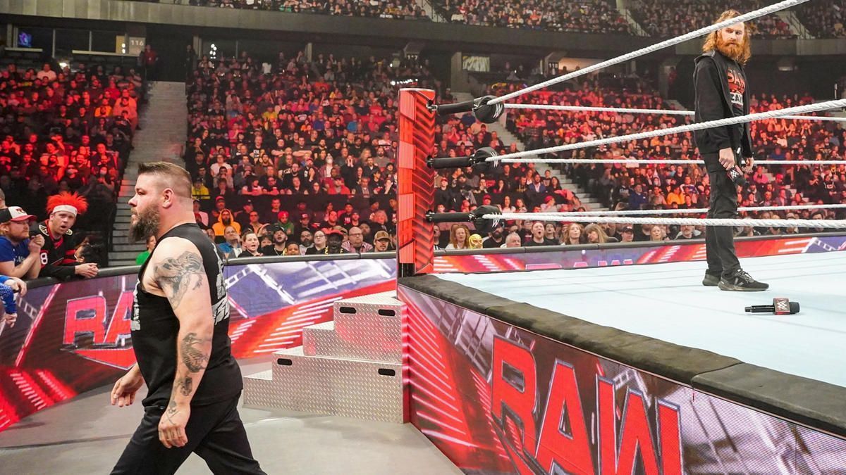 Kevin Owens was in no mood to help Sami Zayn on WWE RAW after Elimination Chamber.