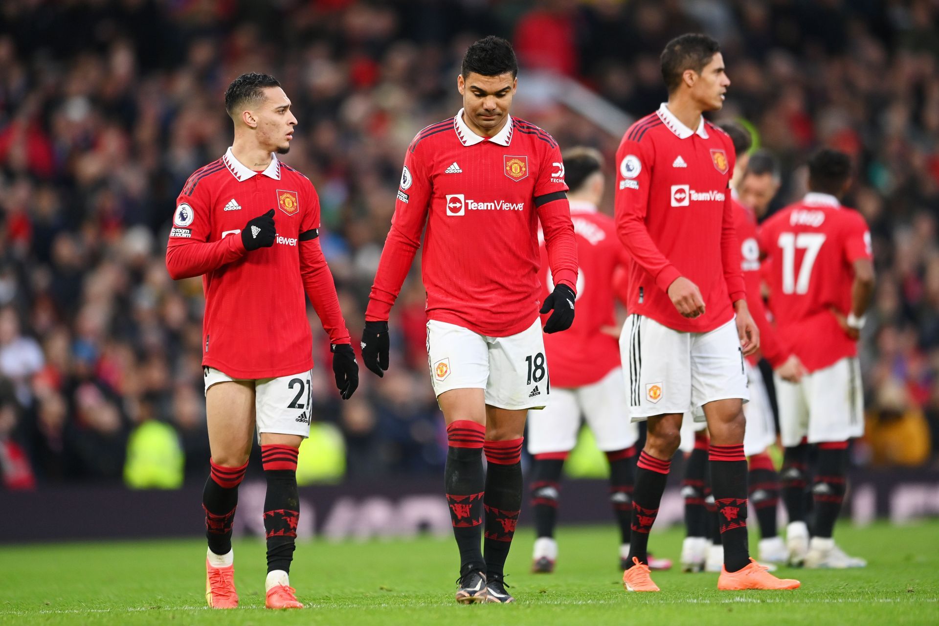 Casemiro was sent off in Manchester United win against Crystal Palace.