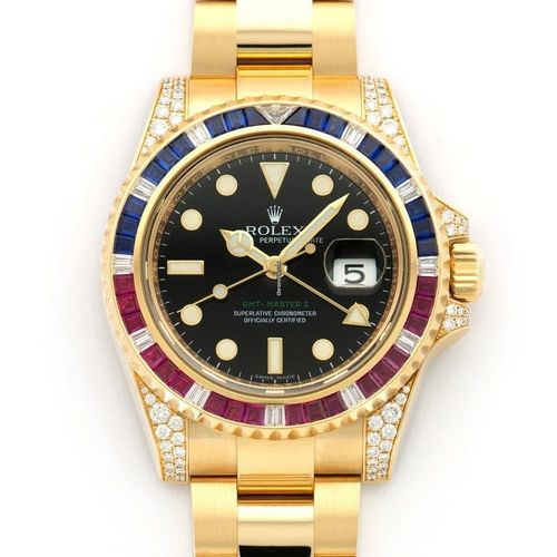 The watch worn by Cristiano Ronaldo is thought to be Rolex GMT-Master II