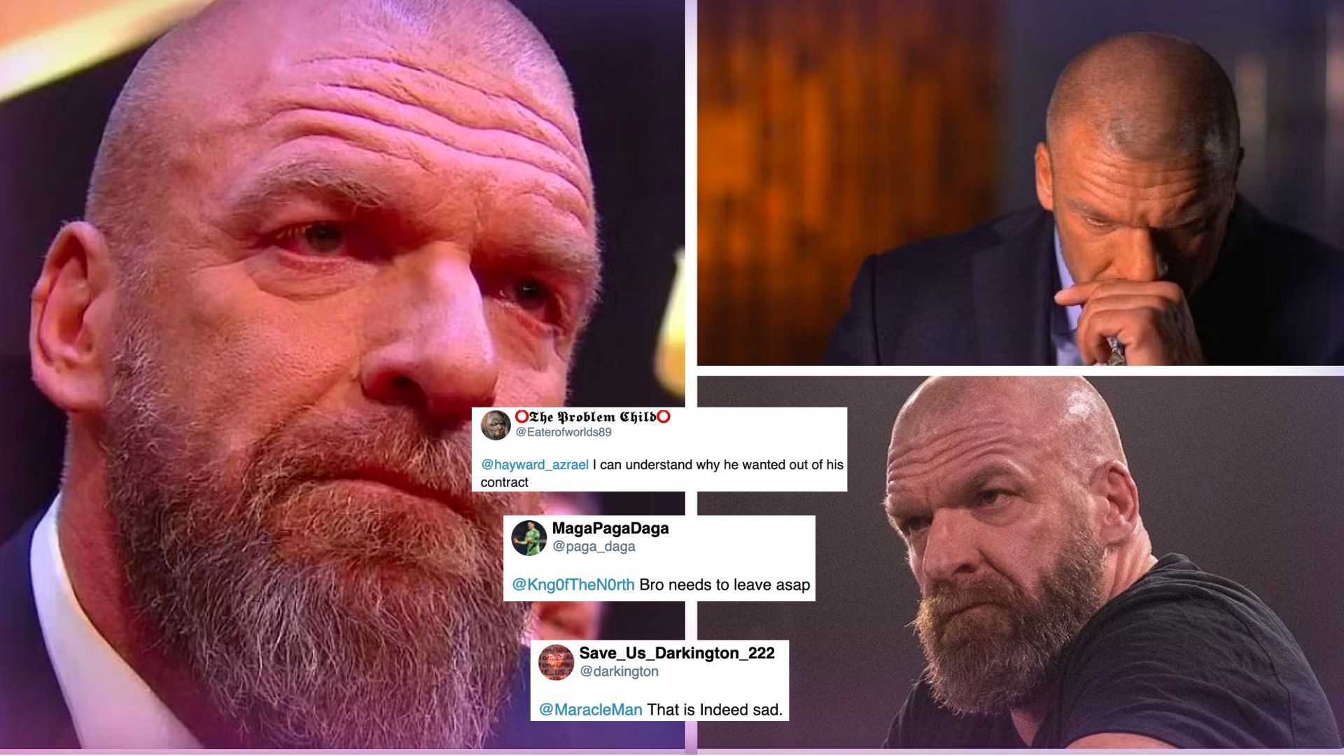 Triple H is the WWE head of creative